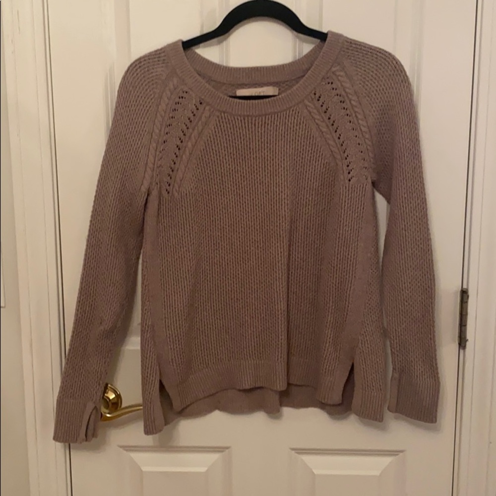 LOFT brown sweater
